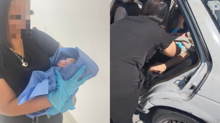 Nace bebé en el Campo Policial Número 1 de Fuerza Civil, en Escobedo, NL