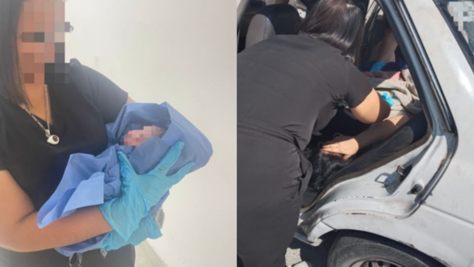 Personal de salud de Fuerza Civil ayudó en el parto.