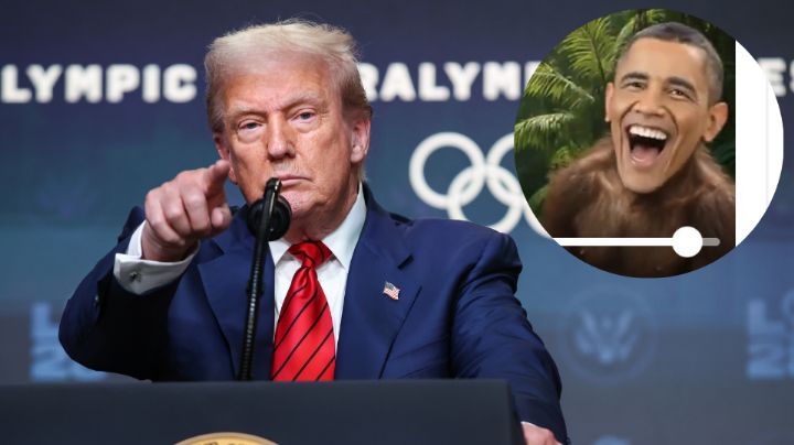 Donald Trump comparte video que muestra a Barack y Michelle Obama como monos