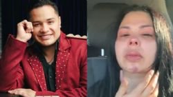 "Me golpeó porque no quise hacer de comer" Esposa de vocalista de Los Recoditos denuncia violencia