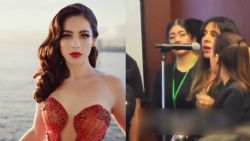 Fátima Bosch confronta a mujer que la acusa de no obtener su corona de forma justa