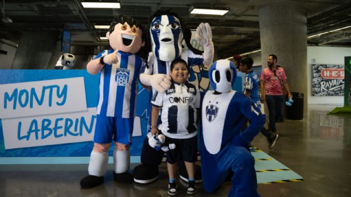 Rayados Kids Multiverso llena de diversión el 'Gigante de Acero'