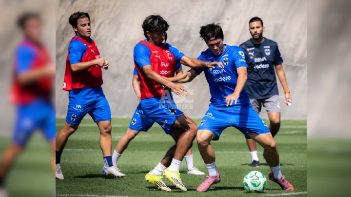 Rayados retoma entrenamientos con canteranos rumbo a Pachuca