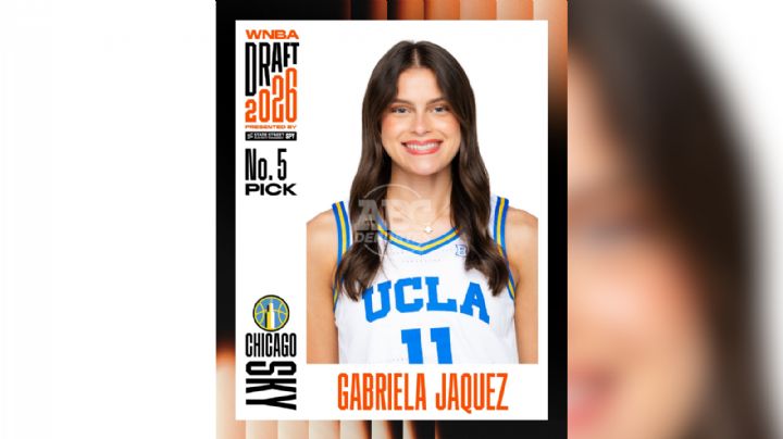 La mexicana Gabriela Jáquez elegida en el 5 del draft de la WNBA por las Chicago Sky