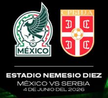 México jugará en Toluca su último partido de preparación rumbo al Mundial 2026