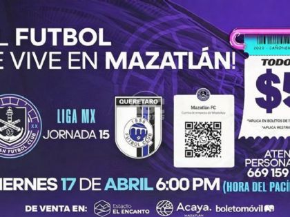 Mazatlán pone boletos a 5 pesos para duelo ante Querétaro en la recta final del Clausura 2026