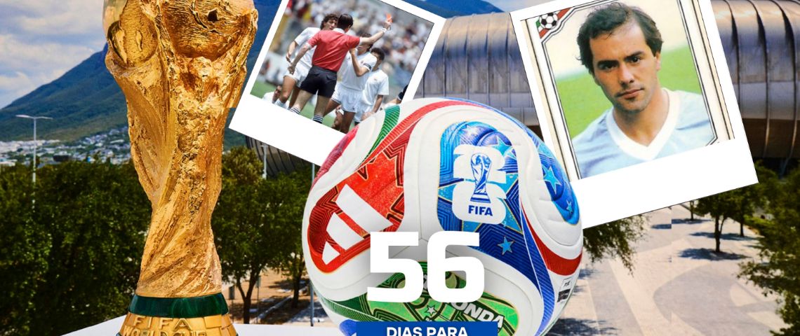 A 56 días del Mundial 2026: José Batista, la tarjeta roja más rápida en la historia de los Mundiales
