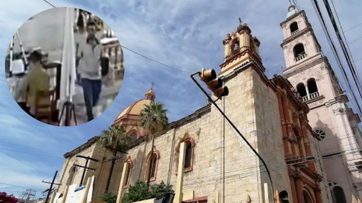 Roban 50 mil pesos y anillo sacerdotal de templo en el Centro de Monterrey