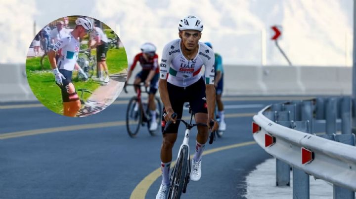 Isaac del Toro abandona la etapa 3 de la Vuelta al País Vasco tras una caída