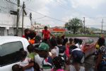 Asociaciones religiosas hacen entrega de ropa a migrantes haitianos