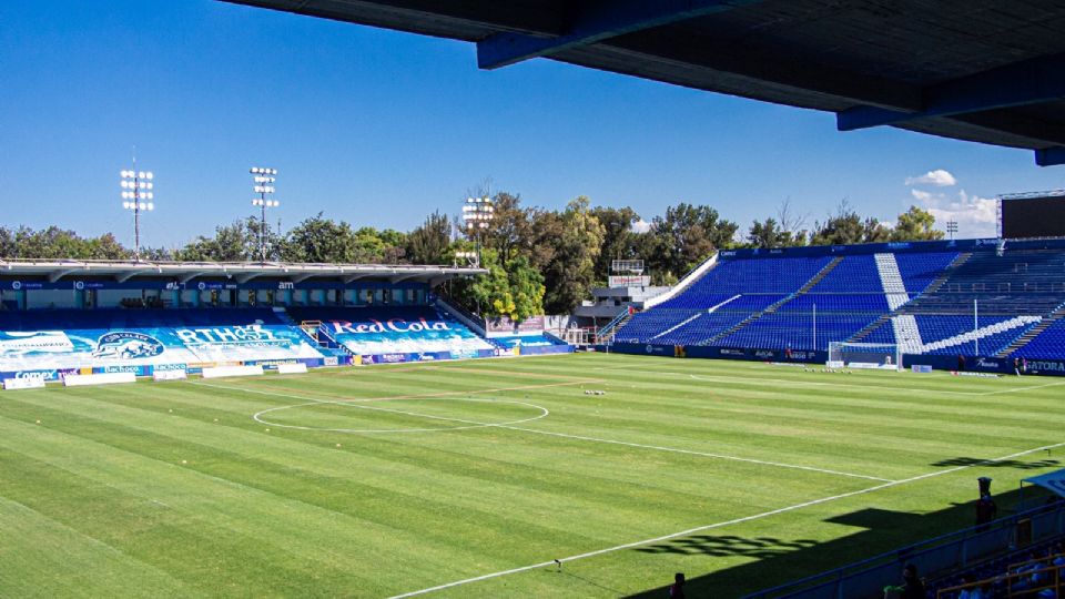 Estadio Miguel Alemán Valdés previo a un partido.