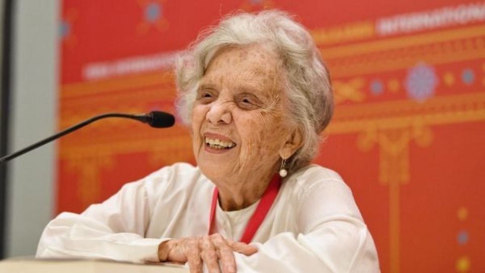La escritora Elena Poniatowska.