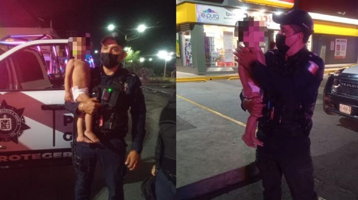Rescatan a un bebé de 2 años que caminaba solo en calles de Guadalupe