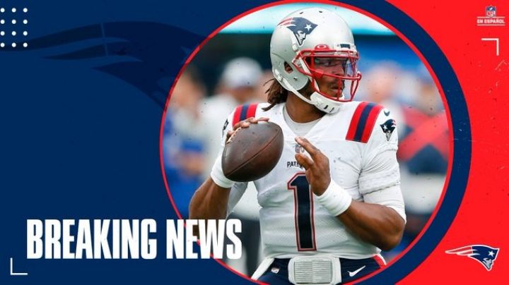 Cam Newton queda fuera de Patriots
