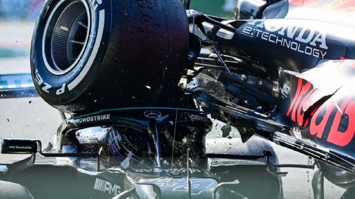 Lewis Hamilton culpa a Max Verstappen por el incidente en Monza