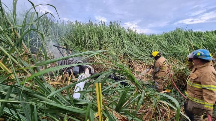 Se desploma helicóptero fumigador en Colima