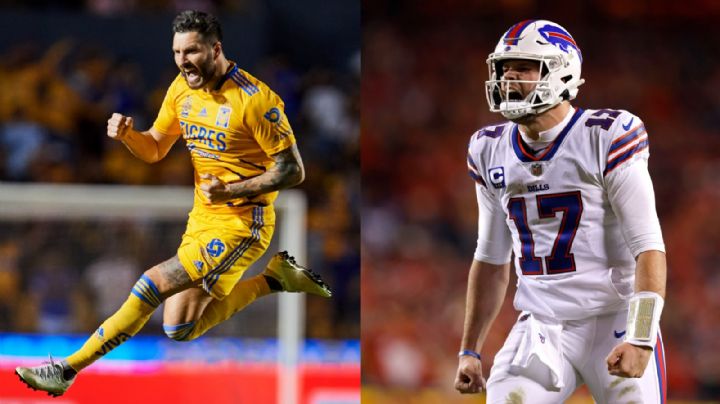 Josh Allen y su parecido con André-Pierre Gignac