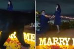 Oso irrumpe romántica propuesta de matrimonio en Chipinque