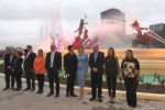 Reinauguran la 'Fuente de Neptuno' en Monterrey