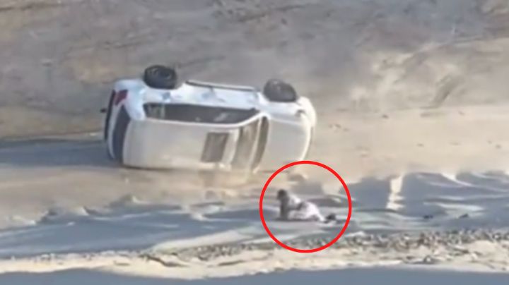 Mexicanos sufren accidente de auto en desierto de Qatar