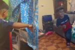 La emotiva reacción de un niño al recibir cocina de juguete en Navidad
