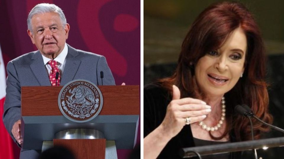 AMLO se solidariza con Cristina Fernández. Foto: Especial