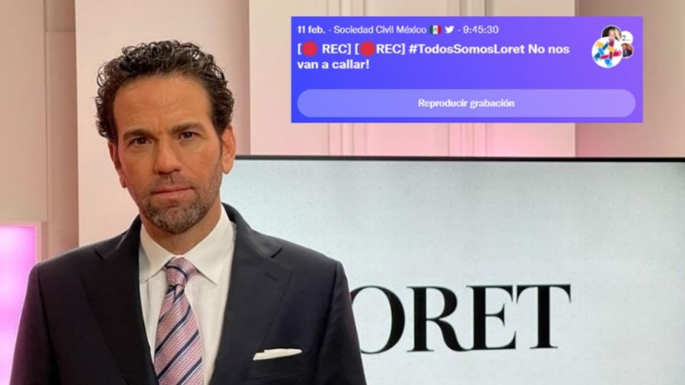 Loret de Mola, periodista en medios como Latinus y W Radio.