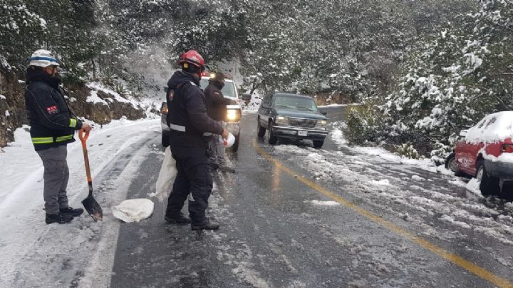 Nevadas en Nuevo León dejan mínimas afectaciones