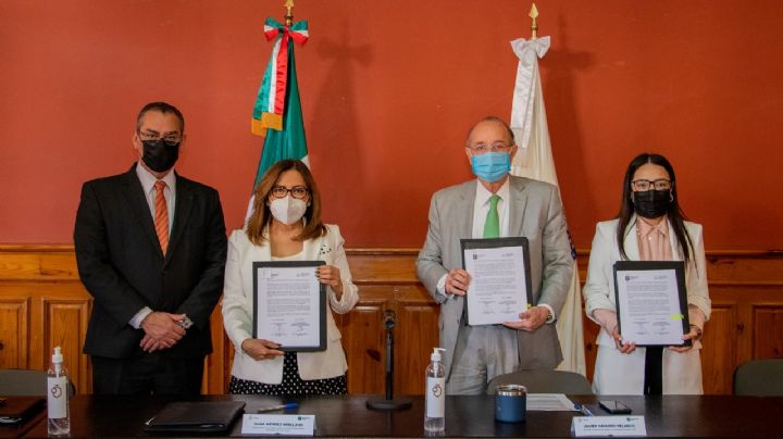 Acuerdan convenio CEDHNL y autoridades estatales