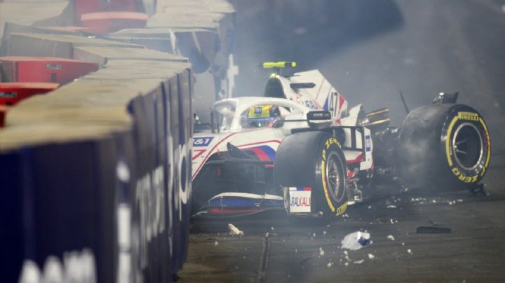 Mick Schumacher sufre aparatoso choque en ronda de clasificación