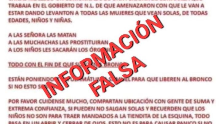 Alerta Fiscalía por falsas amenazas de secuestro