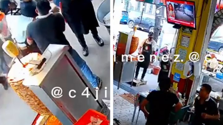 Taquero salva a cliente que se atragantaba con un taco