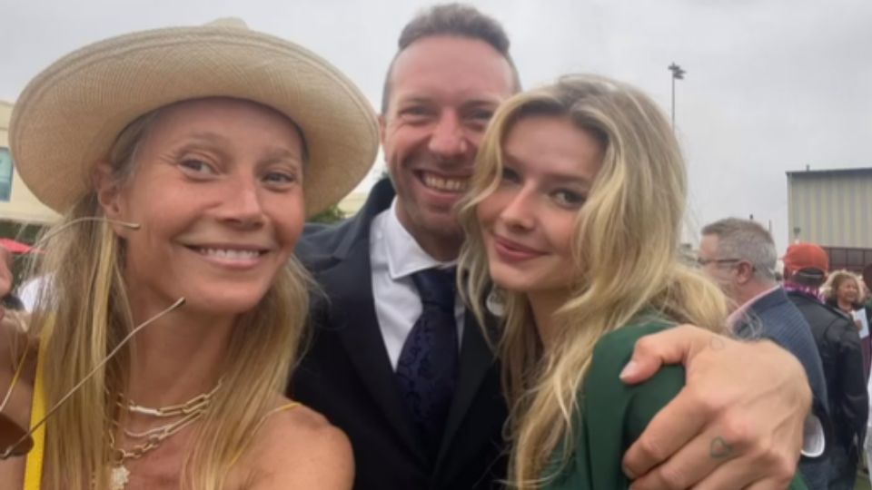 Gwyneth Paltrow, Chris Martin y Apple Martin. Foto: Instagram / gwynethpaltrow