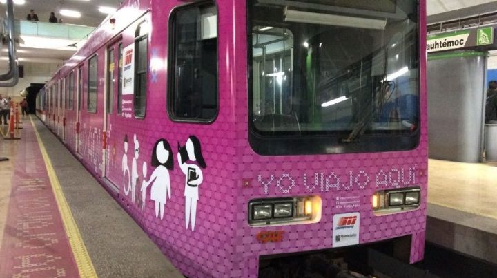 Hombres siguen sin respetar el Vagón Rosa, exclusivo para mujeres