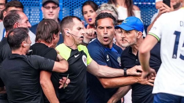 Se calentaron, Tuchel y Conte casi llegan a los golpes