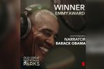 Barack Obama gana Emmy por narración en documental