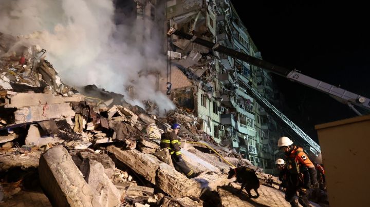 Rusia admite ataque masivo pero no menciona tragedia en Dnipró