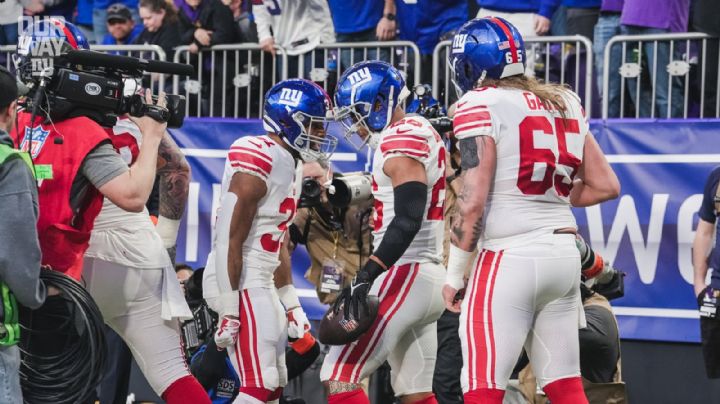 NFL: Giants sorprenden a los Vikings y se clasifican a ronda divisional