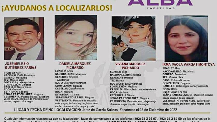 Hallan restos de 4 personas en Zacatecas; serían de los jóvenes desaparecidos