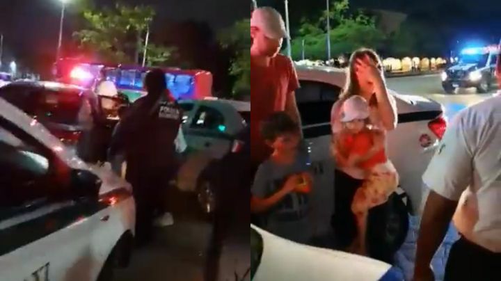 Turistas entran en pánico en Cancún; taxista los obligó a bajar de Uber