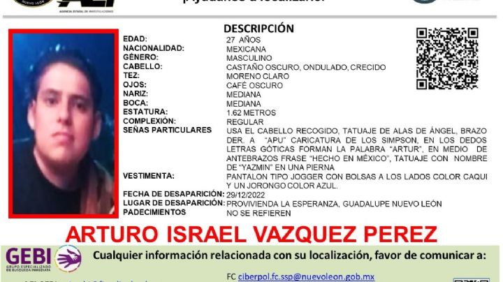 Joven desaparece en Provivienda La Esperanza, Guadalupe