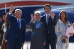 AMLO recibe a Justin Trudeau en el AIFA