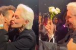 Video: Luis Miguel detiene concierto para darle flores y hasta besos a Carolina Herrera 
