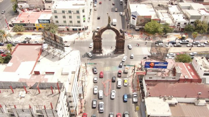 Comercios resultan afectados por trabajos en el Arco de la Independencia
