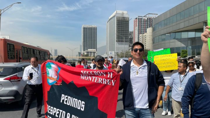 Empleados del Poder Judicial bloquean avenidas tras extinción de fideicomisos