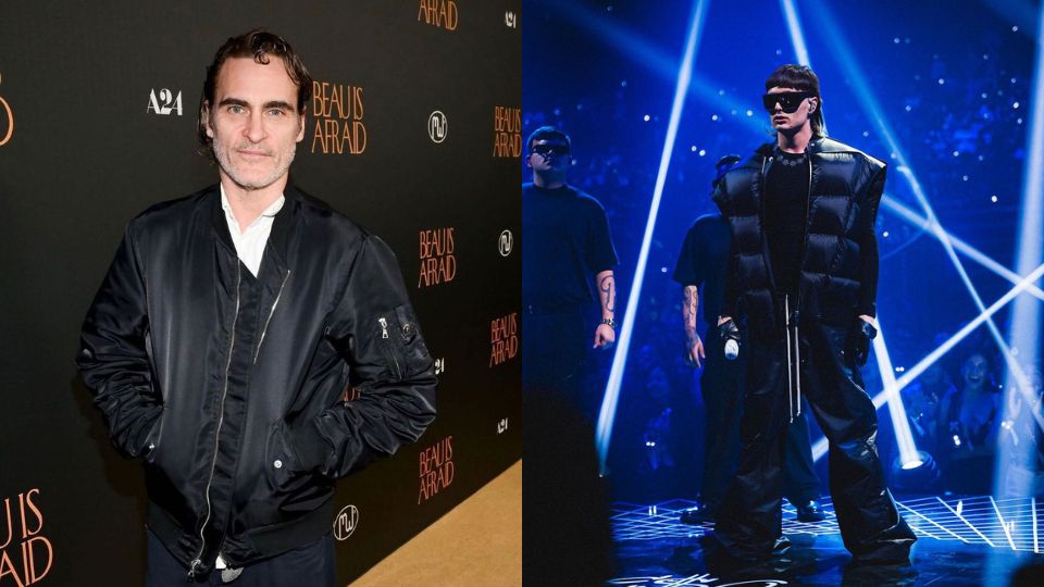 Joaquín Phoenix y Peso Pluma.