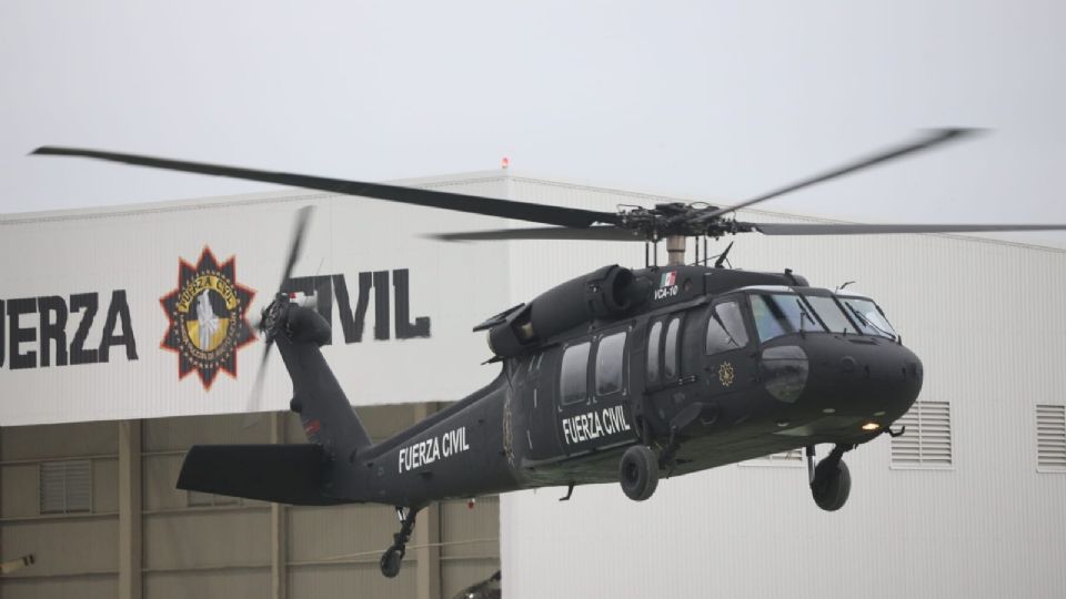 Helicóptero Black Hawk en Nuevo León