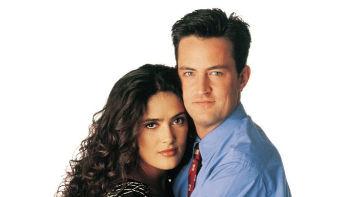 Matthew Perry y la vez que actuó junto a Salma Hayek