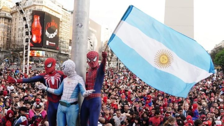 Miles de Spider-Man’s se reúnen en Argentina y rompen récord mundial