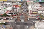 Anuncian cierres viales por obras en Arco de la Independencia